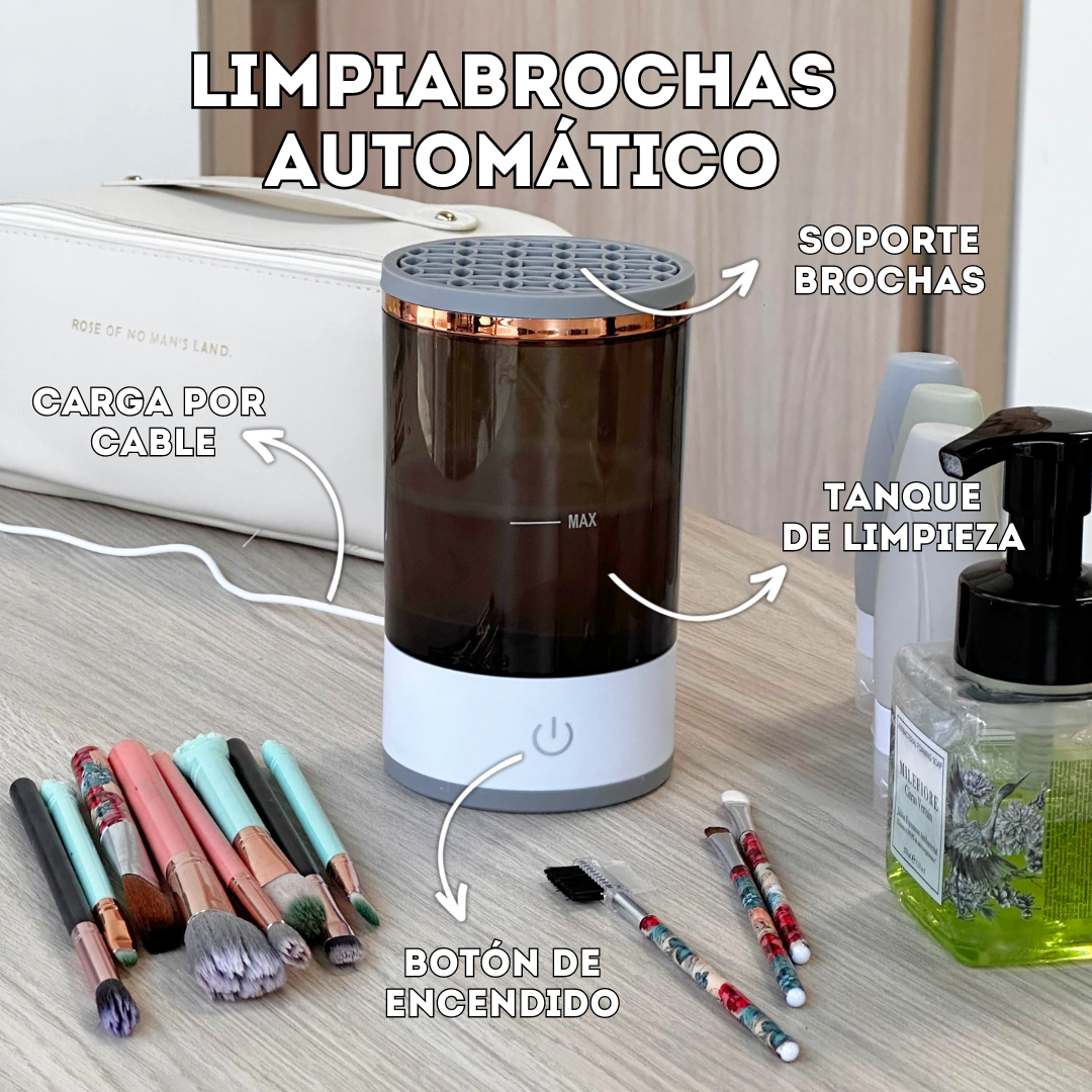 Limpiador eléctrico de brochas y espumas de maquillaje - EL ORIGINAL